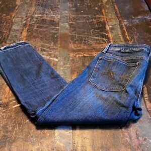 Lucky Brand Indigo Denim Lolita Crop Low Rise